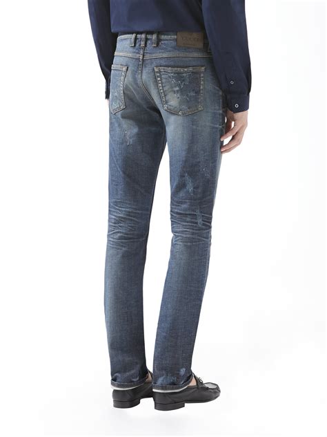 gucci men's skinny jeans.